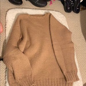 Tan sweater